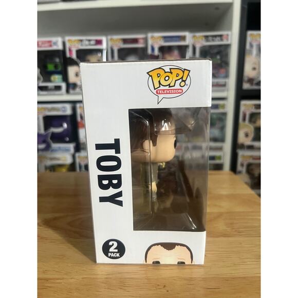 VAULTED Toby vs. Michael The Office Funko Pop 2-Pack Television Scott Flenderson - Picture 2 of 6